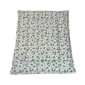 Cat Dog Pet Mat/Bed, Hello Kitty, Aqua,  18 x 24